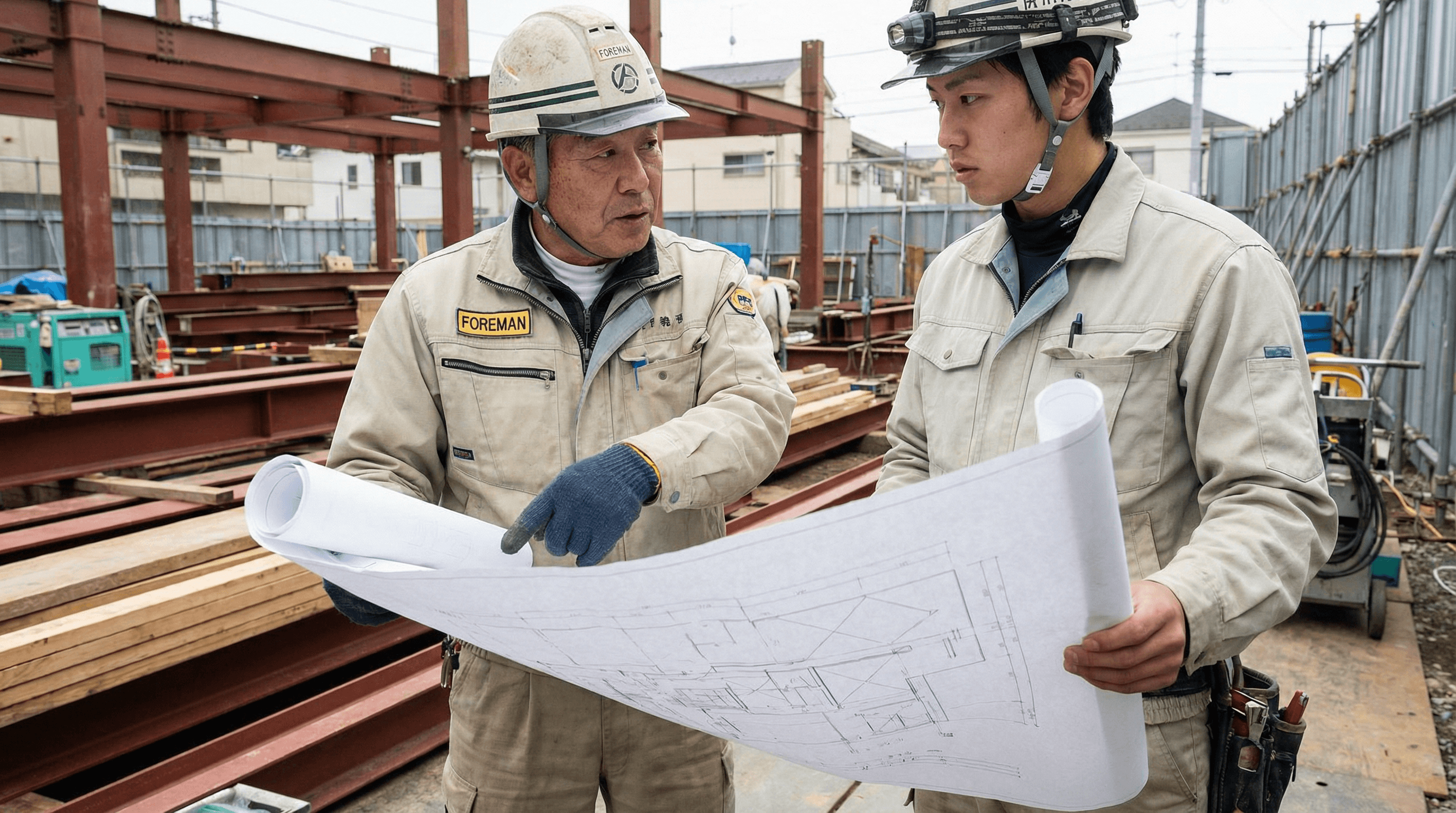 【技術力】熟練の職人による現場対応力