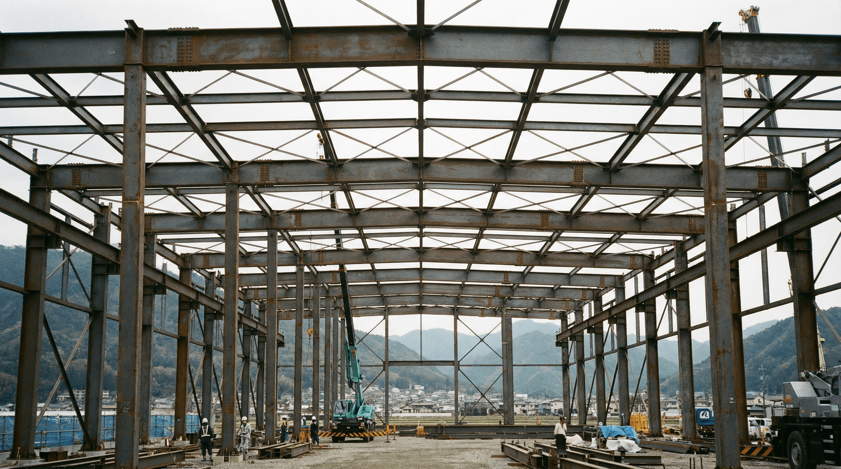 【鉄骨工事】大型物流倉庫 新築工事