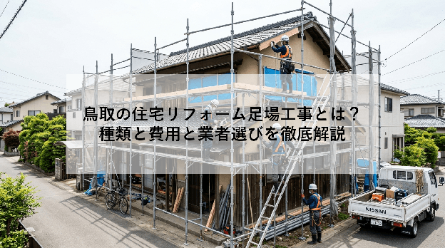 鳥取の住宅リフォーム足場工事とは?|種類と費用と業者選びを徹底解説
